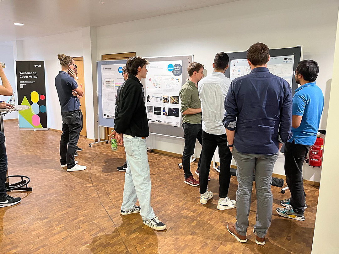 Poster session at the Cyber Valley Research Fund Symposium. Photo: Cyber Valley